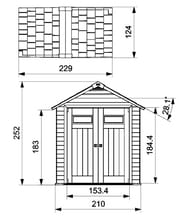 ����� KETER OAKLAND 754 (253x210x124,8), ��������, 17197419
