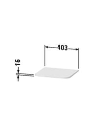 ������� ������ ��� ����� Duravit Happy D.2 Plus ����� ����� ������� HP030003636