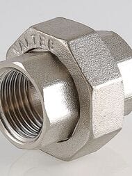 Муфта разъемная VALTEC 1.1/4" ВВ никель, американка VTr.340.N.0007