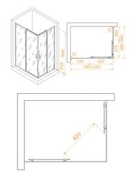 ������� ������ RGW Passage PA-040B (1200�900�1950) ������ 6�� ����������/������ 3508104092-14