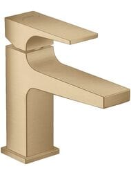 Смеситель Hansgrohe Metropol 32500140 для умывальника, с донным клапаном, 100мм, шлифованная бронза — миниатюра 1