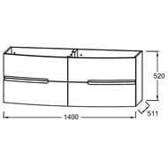    Jacob Delafon Nona EB1891RU-G98 140 , , 4 ., - 