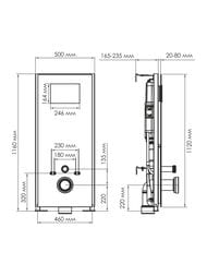 ����������� ��� ������� WasserKRAFT Abens � �������� �����, ����: ������/����� 20TLT.010.ME.WH.MG02
