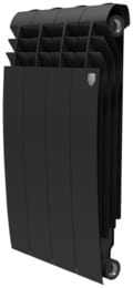 Радиатор биметаллический, 4 секции ROYAL THERMO BiLiner Noir Sable ВШГ:574х320х87 684 Вт черный