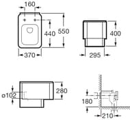 Roca ELEMENT ������ ���������� � ������������� �������� (370�550�400) ����� 347577000