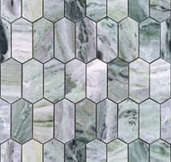 ������� LeeDo Pietrine Hexagonal Onice Verde oliva POL long hex 38x86 (278�304x7) (��)