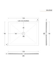 ������� ������ Azzurra SoloDue (1200�900�20) �������������, ��������, ����� SDPD12009020CT