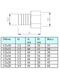  VALTEC    141/2", VTr.654.N.0414
