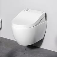 Унитаз подвесной AM.PM Awe 384х560х340 с электронной крышкой биде Clean Care C111739SC