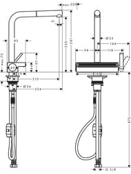  Hansgrohe Aquno Select M81   250   2jet   73836670