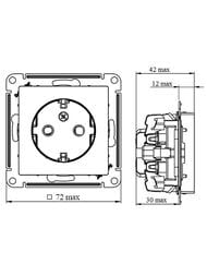 ������� Systeme Electric ATLASDESIGN � ����������� 16� �������� ������ ATN000443