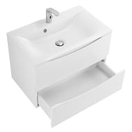 Тумба под раковину BelBagno MARINO (650х450х500) подвесная, Bianco Lucido MARINO-650-2C-SO-BL-P