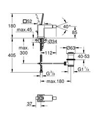 ��������� Grohe Eurocube Joy 23664000 ��� ���� ������������, ������� ��������, ����