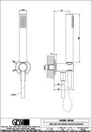 ������� �������� Gessi Inciso 58123.246 ��������� �����������, �����, �����, ������