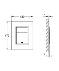 ������� ����� Grohe Skate Cosmopolitan S 130�172 ��,2 ������ �����,�������� ������� ������ 37535GL0