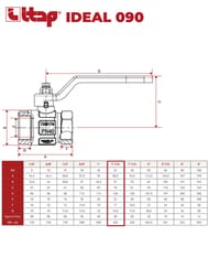   ITAP IDEAL 090 1.1/4"  30 PN , 