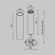 ��������� ��� ���������� ������� ������� Maytoni Shelf (����) CA025BA-B � ������������ �� ������, IP20, ������