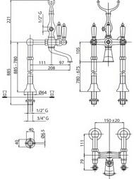 ��������� CEZARES FIRST VDP-01-Bi ��� �����, ���������, ������ ���, ����/����� �����