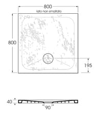 ������� ������ Azzurra Pietraceramica (800�800�40) ����������, ��������, ����� PEPD08008040GE