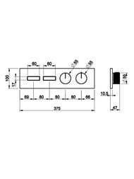 ��������� Gessi Hi-Fi 63012.708 ����., ���������, �� 2 ������, � ��������, ������� �����, ���� ����