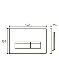 ������� ����� Aqueduto RETANGULO Novo ������������ ����������,ABS �������,��������� ����� RET0245