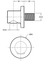 ������! ��������� ������������� Jacob Delafon MODULO ���� E8465-CP