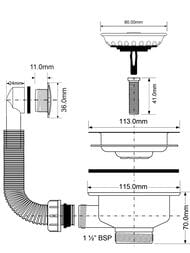 - McAlpine  - ( D-113),  235,  1 1/2" OF2-113SST