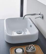 Раковина DURAVIT HAPPY D.2 600х400х165 шлиф., без площадки под смеситель, перелив 2314600000