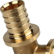 Угол STOUT 16х16мм, 90°, для сшитого полиэтилена, латунь, арт.SFA-0007-000016