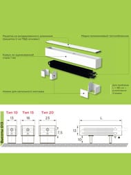 ��������� ��������� Gekon Level (130�1400�130) RAL9005, 1195 ��, ������ �������
