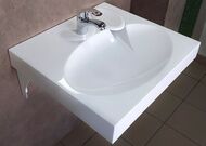 Раковина Estet Lea 600х600 на стиральную машину, литьевой мрамор ФР-00001624