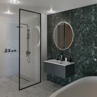 Тумба под раковину La Fenice TERRA Grigio 60 см (590х450х350) серая матовая FNC-01-TER-G-60