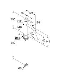 ��������� KLUDI Nova Fonte Pura ��� ����������� ����� 100��, ��� ���. �������, ������ ���. 200263915