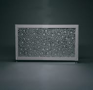 Экран под ванну боковой A-SCREEN Bubble silver 800х530 серый профиль