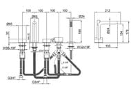 ��������� �� ���� ����� Fantini Fukasawa ��������������, ������������� �� 2 ������, ���� 2702A265