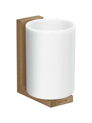 Axor Universal Rectangular Стакан для зубных сщеток настенный, бронза 42604140
