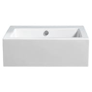 Раковина подвесная/накладная Simas FROZEN (600x500х200) без отверстия белая FZ 10 bia