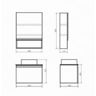 �������-���� COMFORTY ��������-60 (580�800�155) ���������, �����-������� 00-00002043