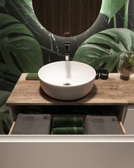 Столешница Cersanit Wood из керамогранита Spirit 800х450х20мм, цвет орех матовый   64188 — изображение 6