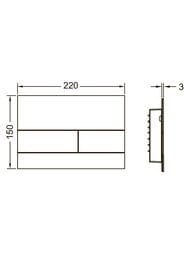 ������� ����� TECE Square II, ������� ����, ������, ������ ���� ����� anti-fingerprint 9240846