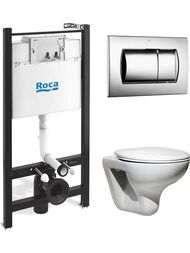 Инсталляция + Подвесной унитаз  Roca, Mateo — миниатюра 1
