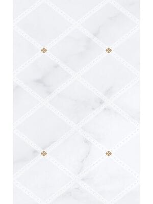Декор Gracia Ceramica Милана светло-серый 02 (250х400) белый 010300000191 (шт.)