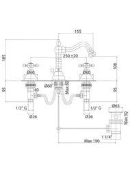 ��������� CEZARES GOLF BBS2-03/24 ��� ����, �� 3 ���������, � ��������, ������
