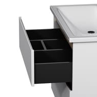 Тумба под раковину AM.PM X-Joy (800х620х450) подвесная, 2 ящика, белый глянец M85AFHX0802WG