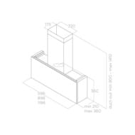 ������� ELICA Rules DEKT/F/120 LED, 1200�360�210 ��, 1200 �3/�, 277 ��, ������ Dekton PRF0163756