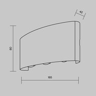 ������������� ��������� Maytoni Strato (������) O417WL-L6B3K, 3000� 6�� IP 54, ������