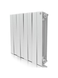 Радиатор биметаллический, 8 секций ROYAL THERMO PianoForte ВШГ:591х640х100 1512 Вт Bianco Traffico