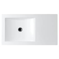 Раковина накладная Simas FROZEN (900x500х130) с отверстием под смеситель, белая FZ 11 bia