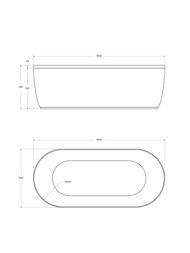������ ����������� CEZARES METAURO 1800�50�400 ����� ������� METAURO-Central-180-SCR-W-MATT