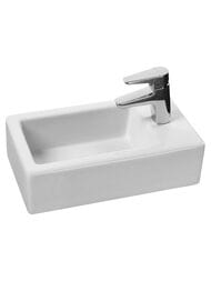 Раковина Aquaton Эрис 46 1WH301972 460x260x134 мм, отверстие под смеситель, белая